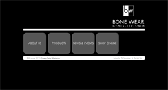 Desktop Screenshot of bonewear.com